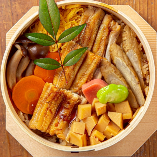 きのわの京わっぱ® 大〈季節限定〉　夏（穴子と青葉野菜）