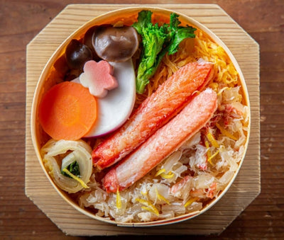 蟹と冬野菜のあわせわっぱ